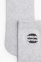 3-pack Socks with Motif