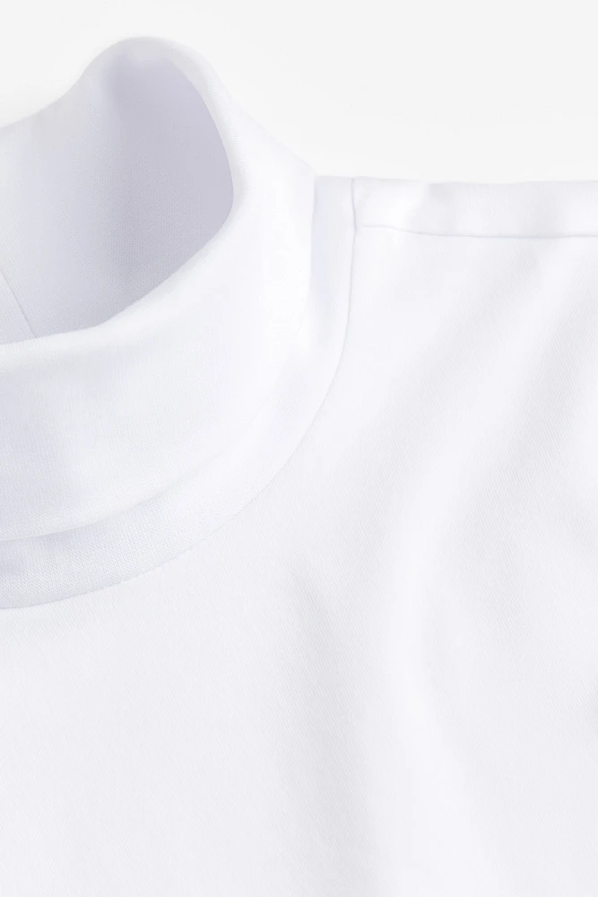 Slim Fit Cotton Turtleneck Shirt
