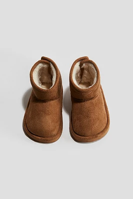 Fluffy-Lined Boots