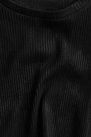 Flared-Sleeve Jersey Top