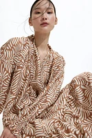 Ruffle-Collar Dress