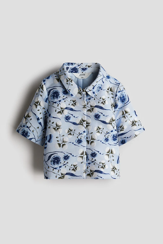 Veston en tissu jacquard