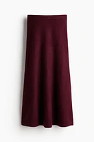Flared Knit Skirt