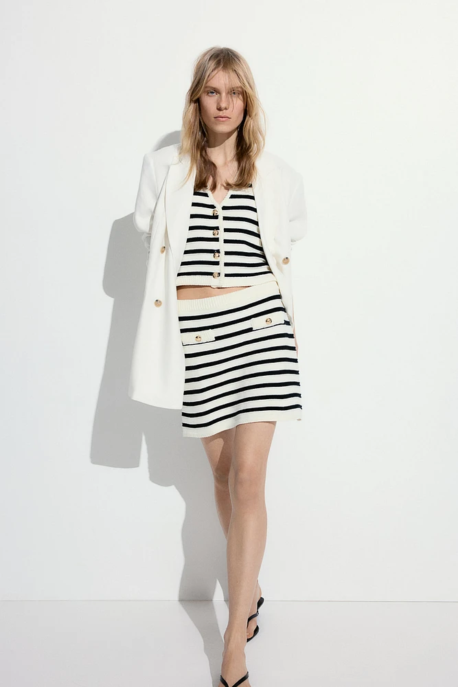 Knit Mini Skirt