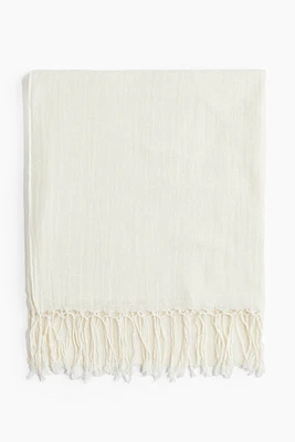 Linen-blend Shawl