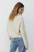 Chandail court en maille fine