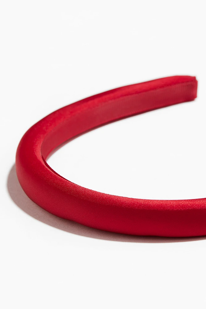 Padded Satin Hairband