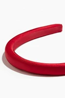 Padded Satin Hairband