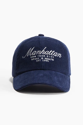 Corduroy Cap