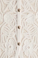 Crochet-Look Vest