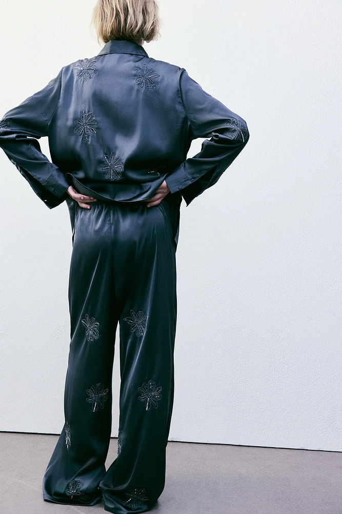Embroidered Pants
