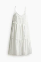 Robe avec bretelles à nouer