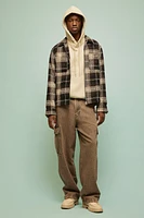 Regular Fit Overshirt with Zipper