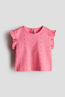 Eyelet-Embroidered Top