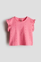 Eyelet-Embroidered Top
