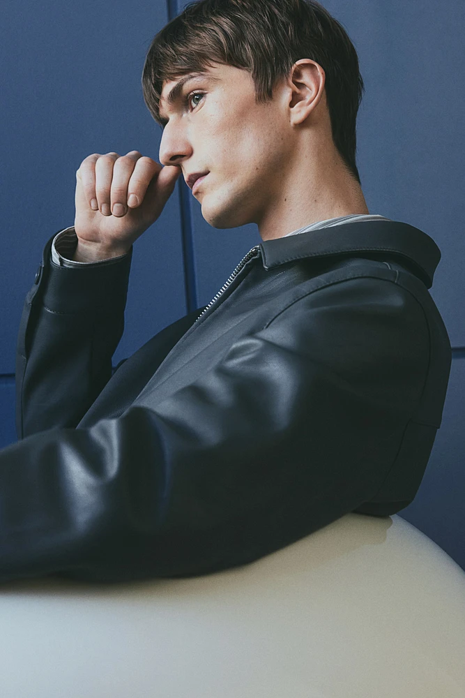 Regular-Fit Coated Jacket