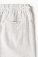 Relaxed-Fit Linen-Blend Shorts