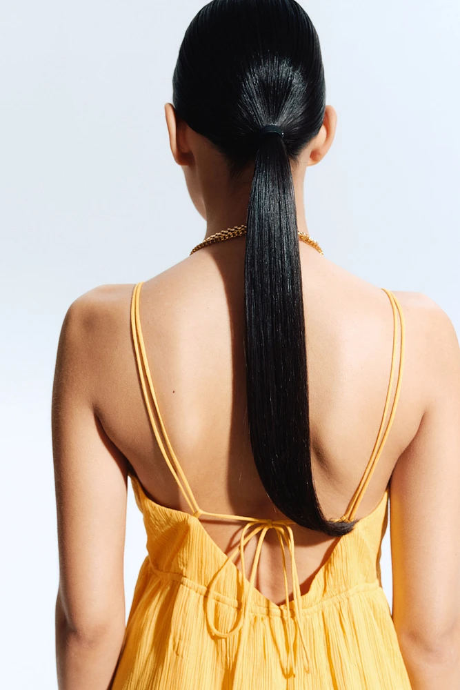 Crinkled Strappy Dress