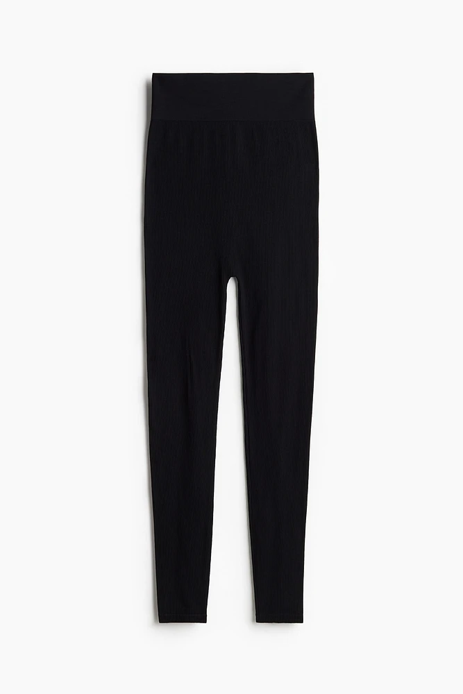 MAMA Seamless Ribbed Leggings