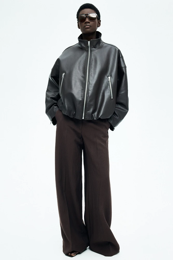 Wide-Leg Dress Pants