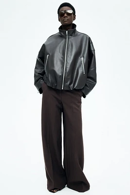Wide-Leg Dress Pants