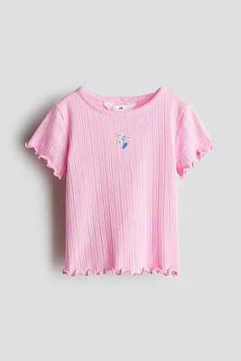 Pointelle Top