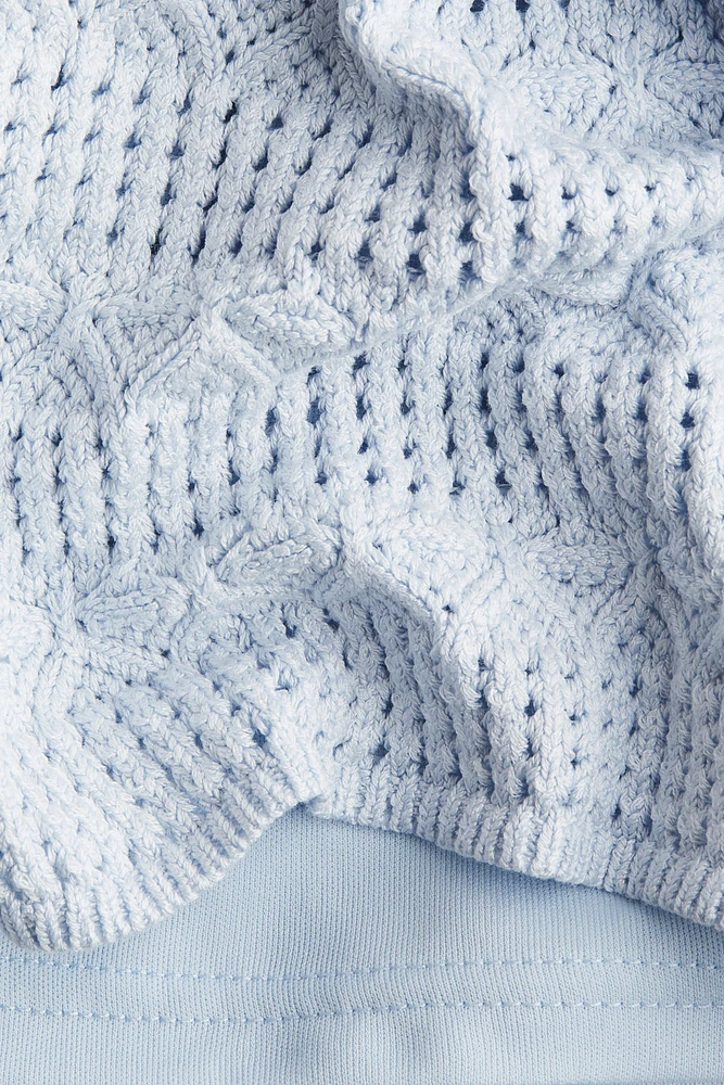 Crochet-Look Dress