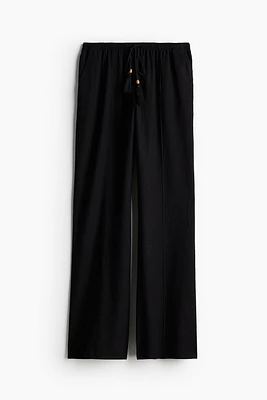 Linen-blend Pants