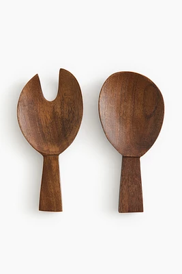 Mango Wood Salad Servers