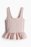 Bubble-Hem Tank Top