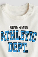 T-shirt en coton imprimé