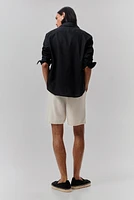 Relaxed-Fit Linen-Blend Shorts