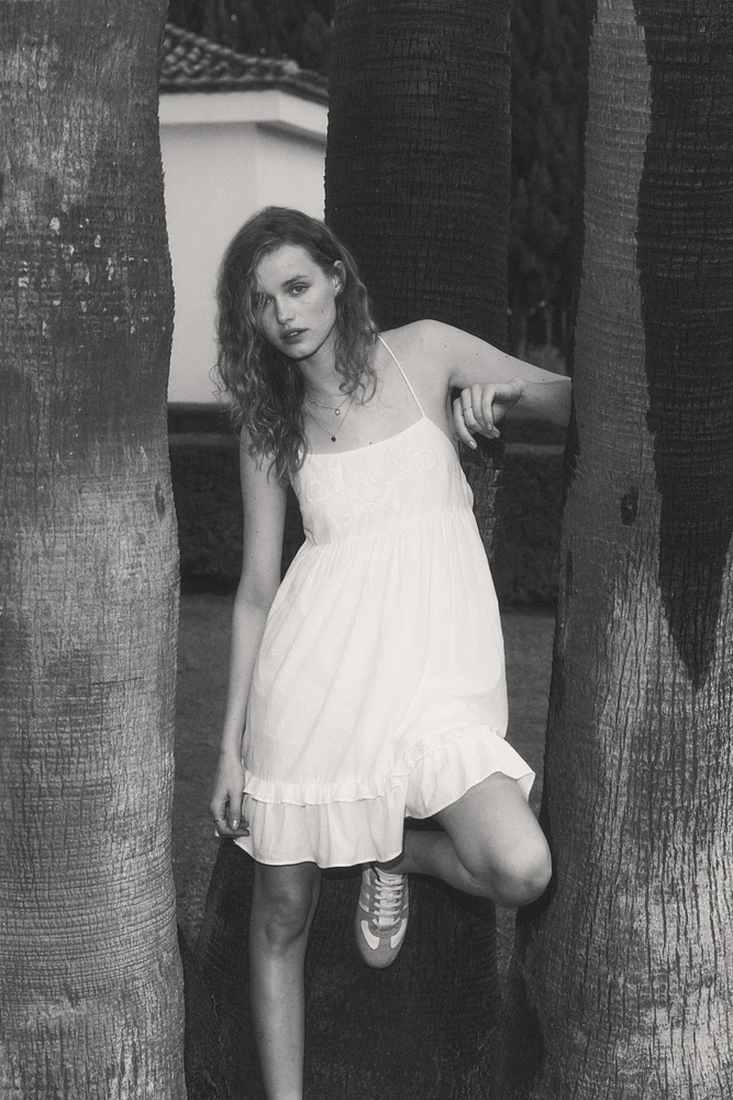Cotton Strappy Dress
