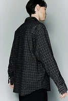 Loose Fit Flannel Shirt
