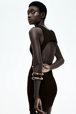 Cutout-Back Dress