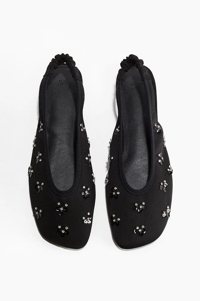 Embellished Slingbacks