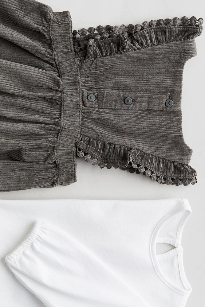 2-piece Dress and Top Set