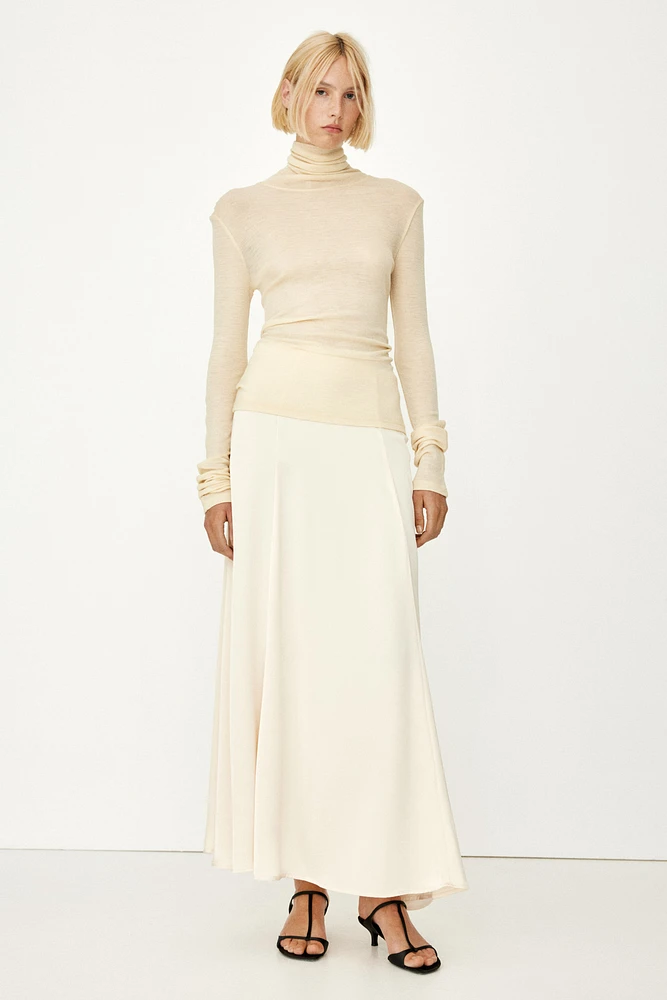 Satin Maxi Skirt