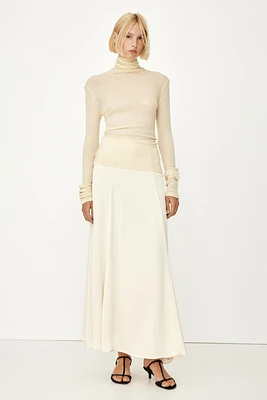 Satin Maxi Skirt
