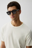 Slim-Fit Ribbed T-Shirt