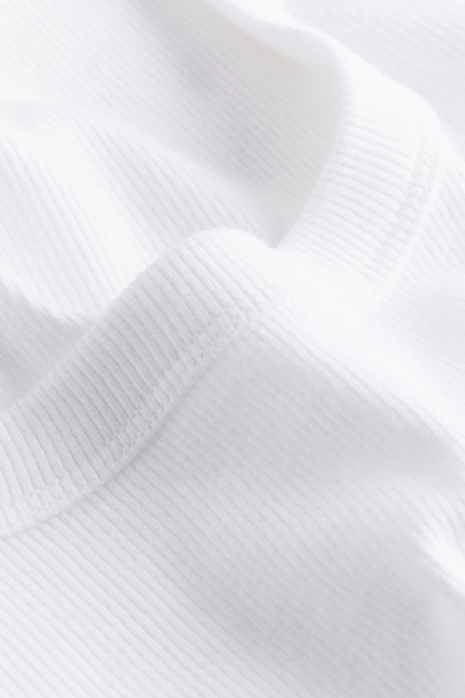 Ribbed Crop T-shirt
