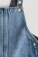 Denim Overall Shorts