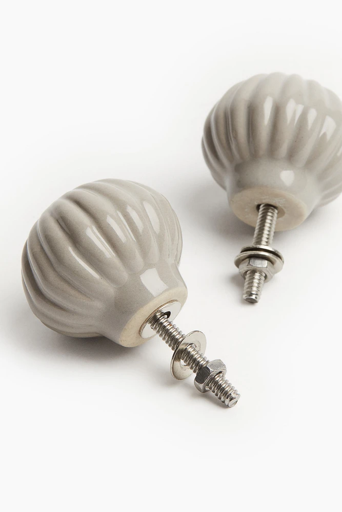 2-pack Stoneware Knobs