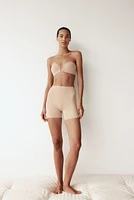Soft-cup Push-up Balconette Bra