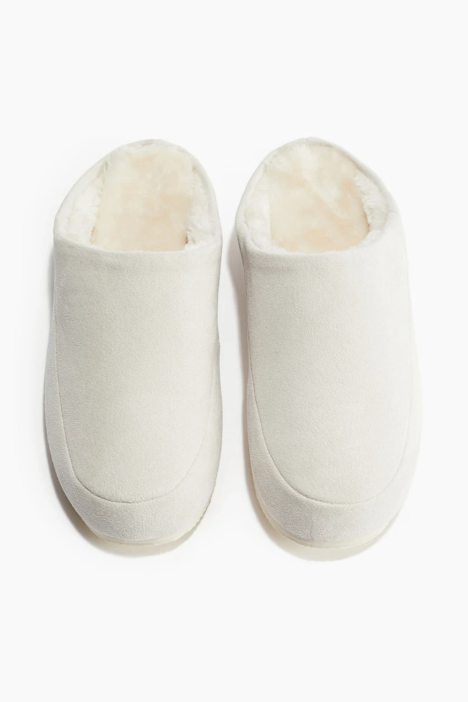 Teddy Fleece-Lined Slippers