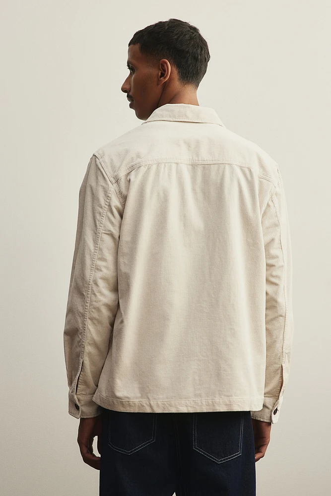 Regular Fit Corduroy Overshirt