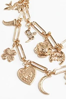 Double-Strand Charm Necklace