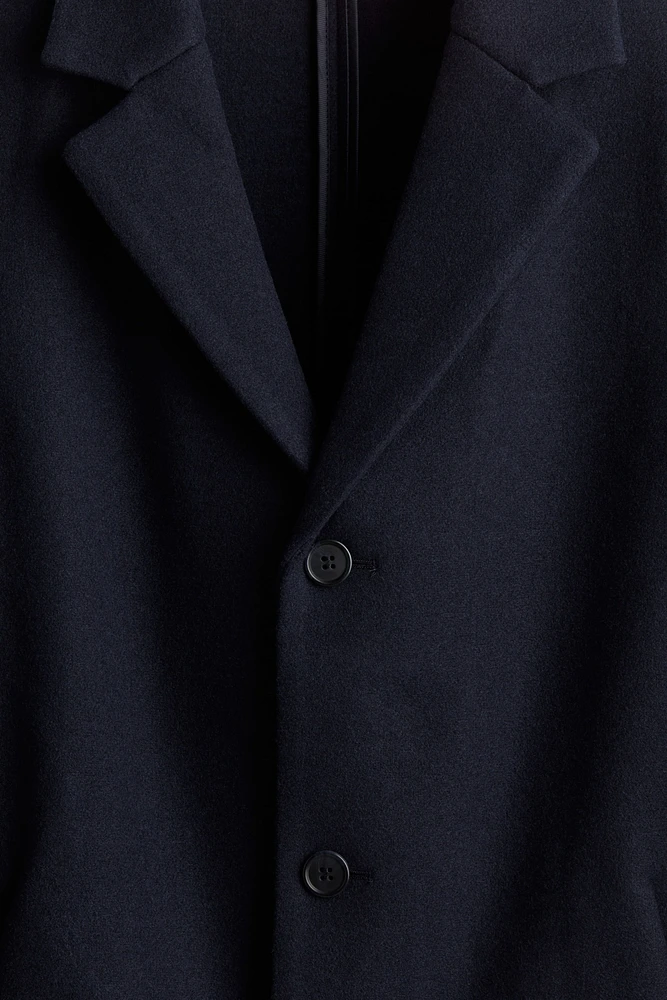 Slim Fit Wool-Blend Coat