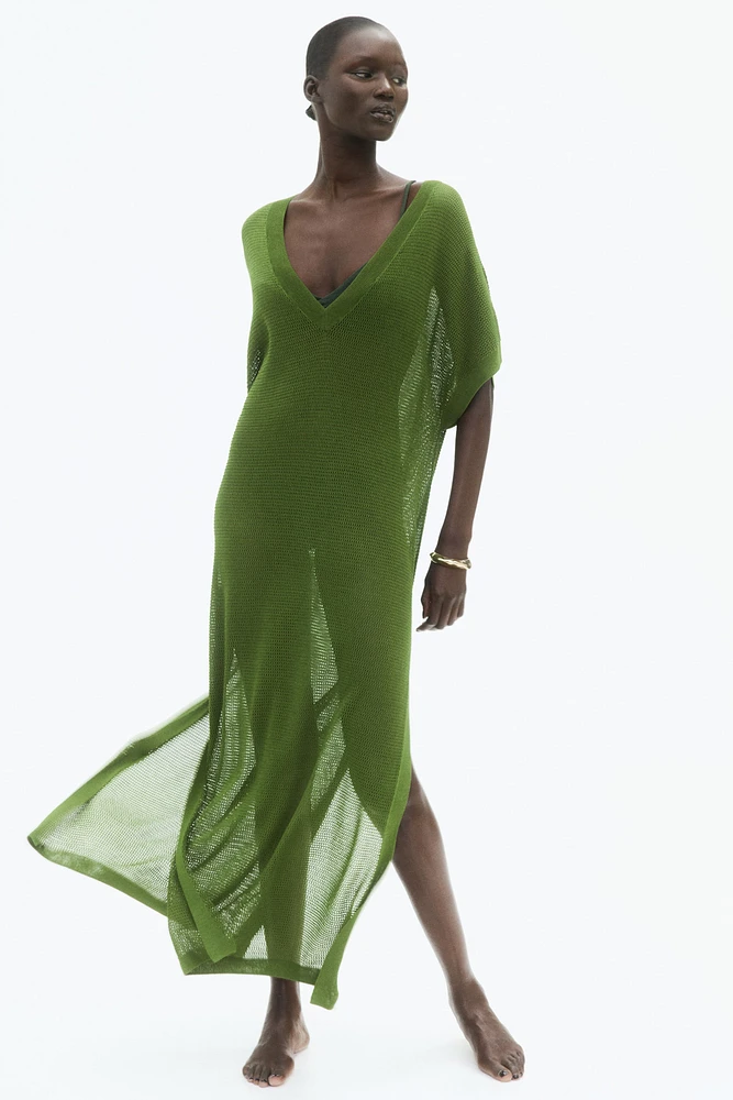 Pointelle-Knit Beach Dress