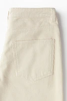 Wide-Leg Corduroy Pants